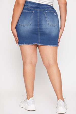 
                
                    Load image into Gallery viewer, Denim Skirt PLUS SIZE
                
            