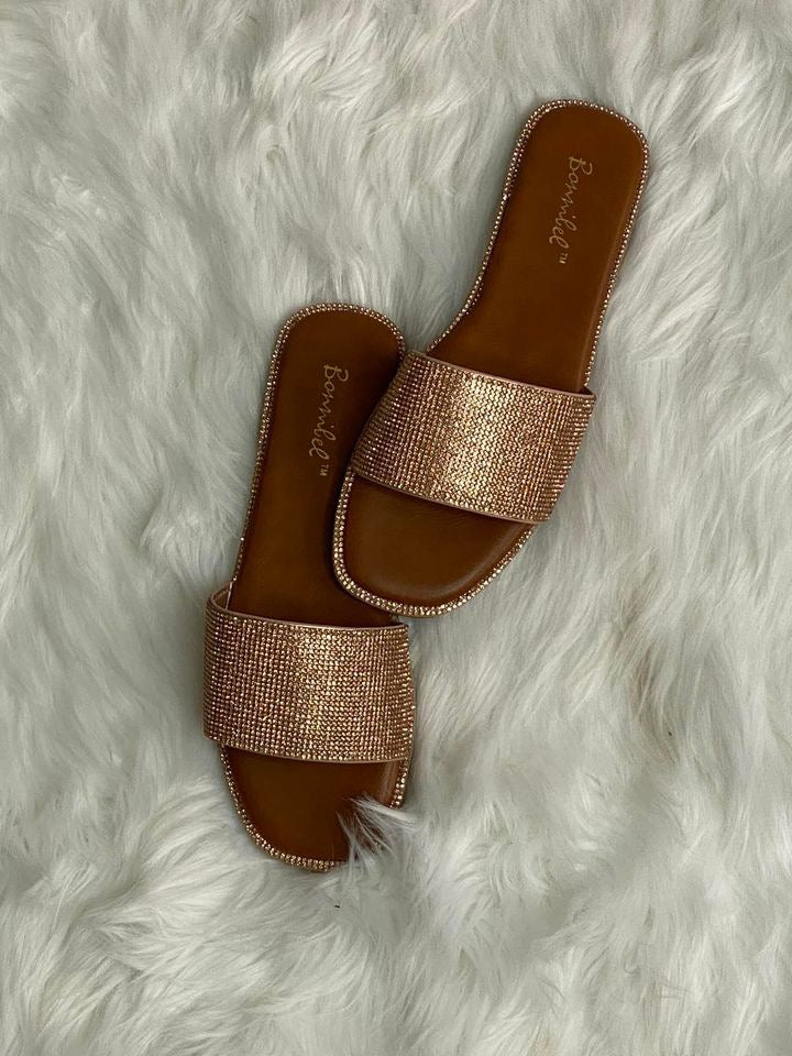 
                
                    Load image into Gallery viewer, Rose Gold Sandals
                
            