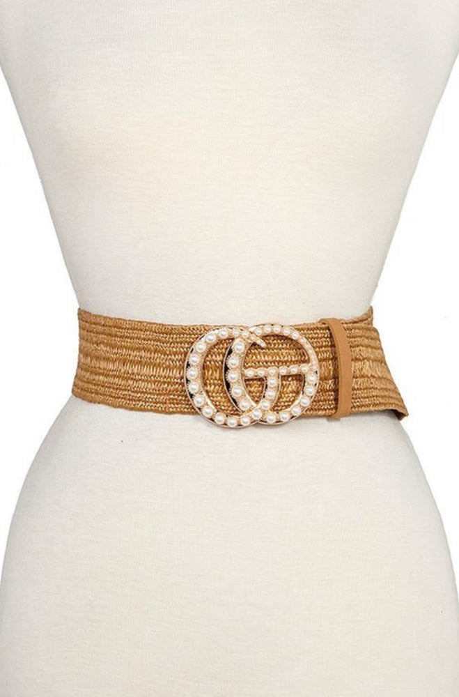 
                
                    Load image into Gallery viewer, Pearls Woven Belt
                
            